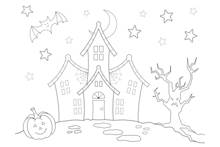 Dibujos para imprimir : Halloween26 – 10 Doigts