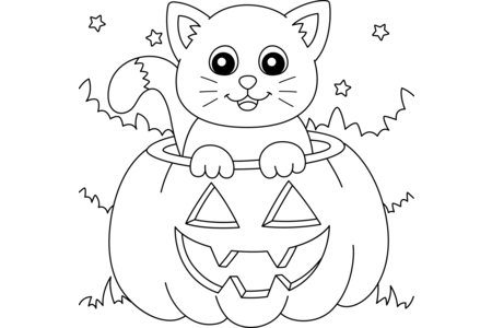 Dibujos para imprimir : Halloween33 – 10 Doigts