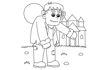 Dibujos para imprimir : Halloween34 – 10 Doigts