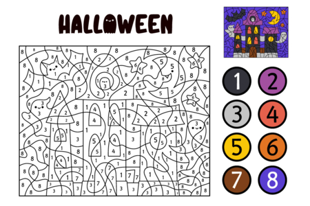 Dibujos para imprimir : Halloween53 – 10 Doigts