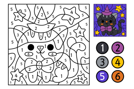 Dibujos para imprimir : Halloween54 – 10 Doigts