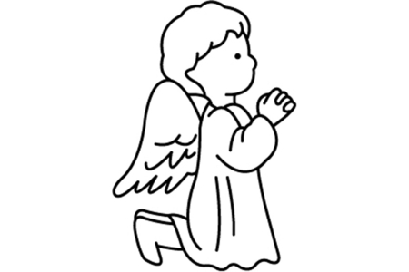 Printable coloring pages: Cherub 05 – 10 Doigts
