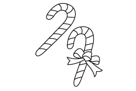 Printable coloring pages: Candies 02 – 10 Doigts