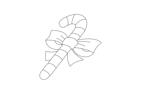 Printable coloring pages: Candies 06 – 10 Doigts