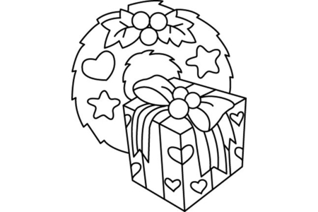 Printable coloring pages: Gift 04 – 10 Doigts