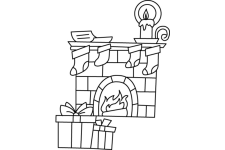 Printable coloring pages: Chimney 01 – 10 Doigts