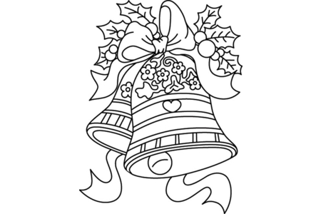 Printable coloring pages: Bell 02 – 10 Doigts