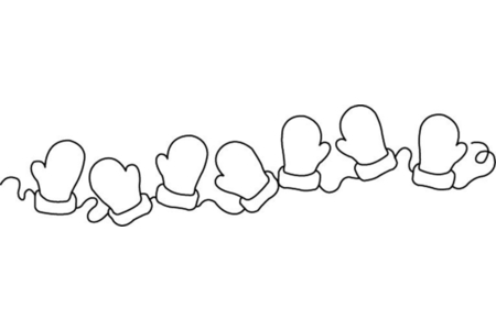 Printable coloring pages: Christmas 16 – 10 Doigts