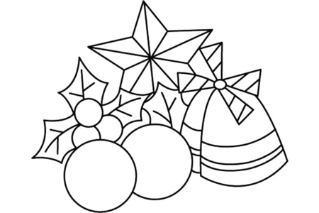 Printable coloring pages: Christmas 17 – 10 Doigts