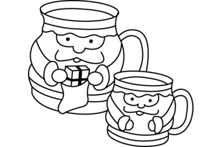 Printable coloring pages: Christmas 18 – 10 Doigts