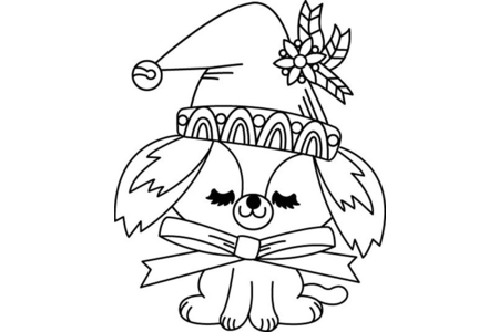 Printable coloring pages: Christmas 20 – 10 Doigts