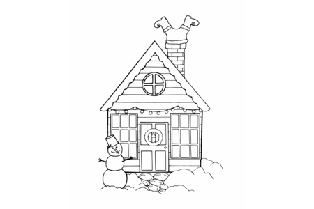Printable coloring pages: Christmas 30 – 10 Doigts