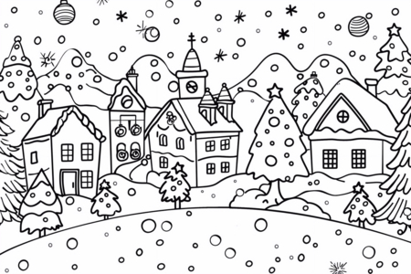 Dibujos para imprimir : Navidad 49 – 10 Doigts