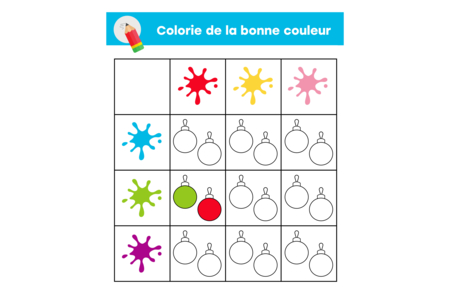 Printable coloring pages: Christmas 78 – 10 Doigts