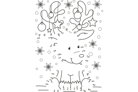 Printable coloring pages: Christmas 79 – 10 Doigts