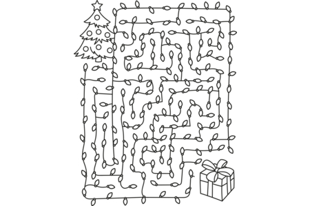 Printable coloring pages: Christmas 82 – 10 Doigts