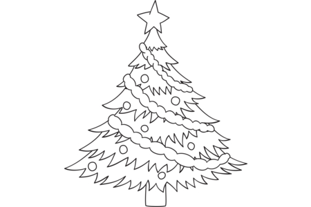 Printable coloring pages: Noel12 – 10 Doigts