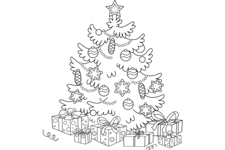 Printable coloring pages: Christmas6 – 10 Doigts