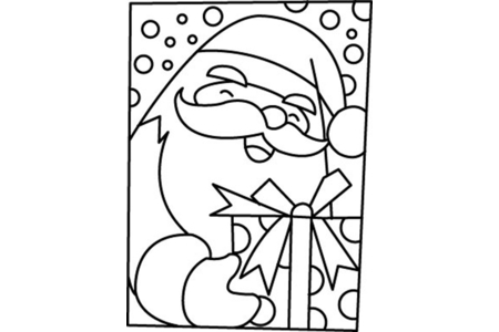 Printable coloring pages: Santa Claus 10 – 10 Doigts