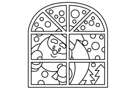 Printable coloring pages: Santa Claus 18 – 10 Doigts