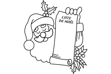 Printable coloring pages: Santa Claus 33 – 10 Doigts