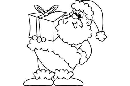 Printable coloring pages: Santa Claus 36 – 10 Doigts