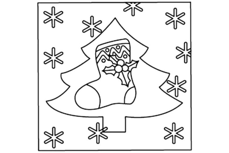 Printable coloring pages: Tree 07 – 10 Doigts