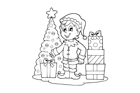 Printable coloring pages: lutin07 – 10 Doigts