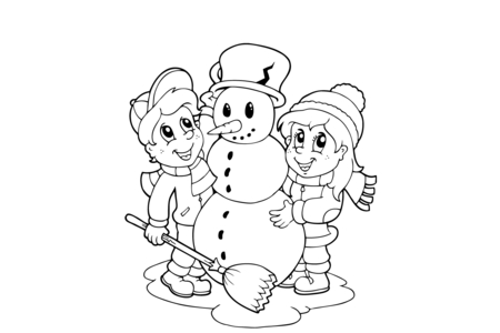 Printable coloring pages: noel27 – 10 Doigts