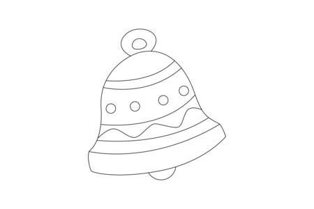 Printable coloring pages: Bells 05 – 10 Doigts