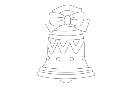 Printable coloring pages: Bells 06 – 10 Doigts