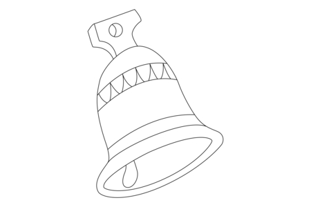 Printable coloring pages: Bells 08 – 10 Doigts
