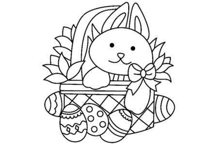 Printable coloring pages: Rabbit 17 – 10 Doigts