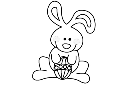 Printable coloring pages: Rabbit 22 – 10 Doigts