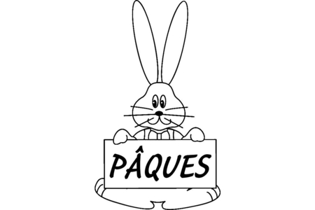Printable coloring pages: Rabbit 23 – 10 Doigts