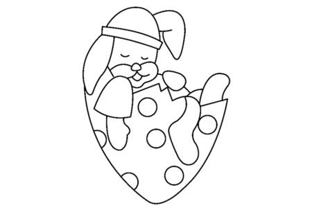 Printable coloring pages: Rabbit 25 – 10 Doigts