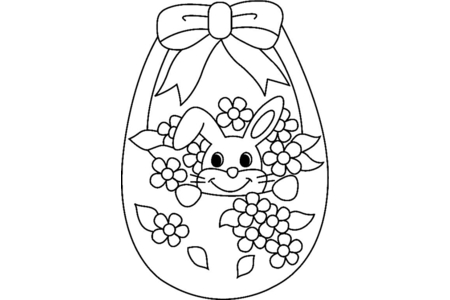 Printable coloring pages: Rabbit 26 – 10 Doigts