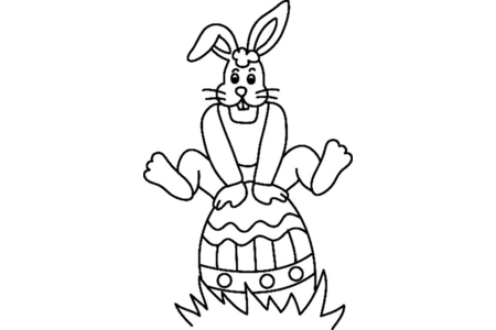 Printable coloring pages: Rabbit 39 – 10 Doigts