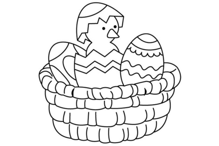 Printable coloring pages: Eggs 07 – 10 Doigts