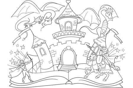 Printable coloring pages: Fantastic4 – 10 Doigts