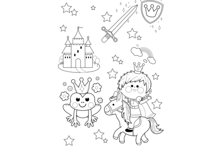 Printable coloring pages: Fantastic6 – 10 Doigts