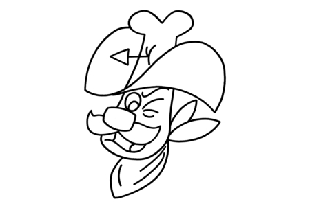 Dibujos para imprimir : Vaquero 14 – 10 Doigts
