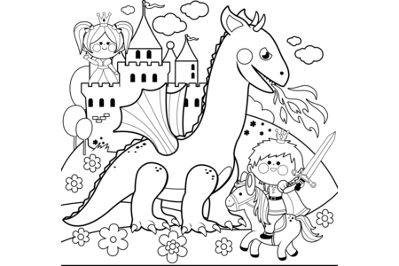 Printable coloring pages: Fantastic08 – 10 Doigts