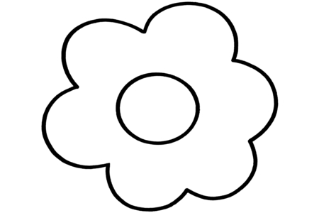 Printable coloring pages: Flower 026 – 10 Doigts