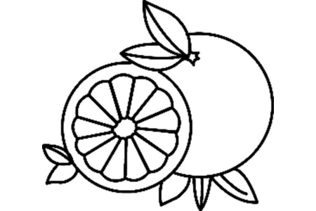 Printable coloring pages: Orange 01 – 10 Doigts