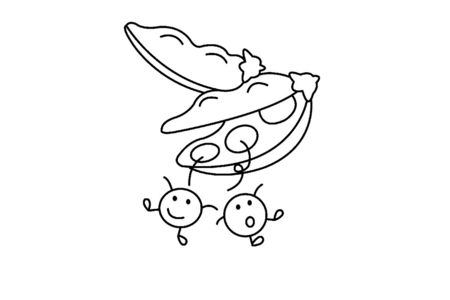 Printable coloring pages: Peas 01 – 10 Doigts