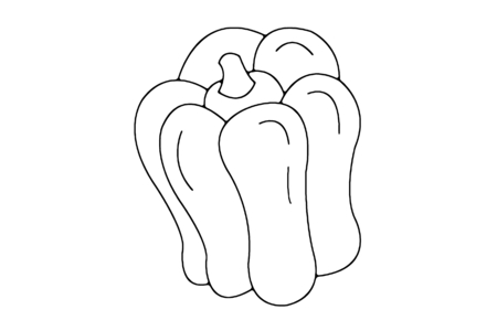 Printable coloring pages: Pepper 01 – 10 Doigts