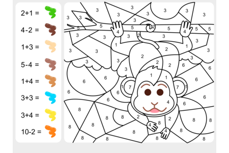 Printable coloring pages: Magic coloring 1 – 10doigts