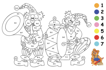 Printable coloring pages: Magic coloring 2 – 10doigts