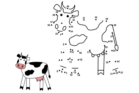 Printable coloring pages: Connect-the-dots3 – 10 Doigts